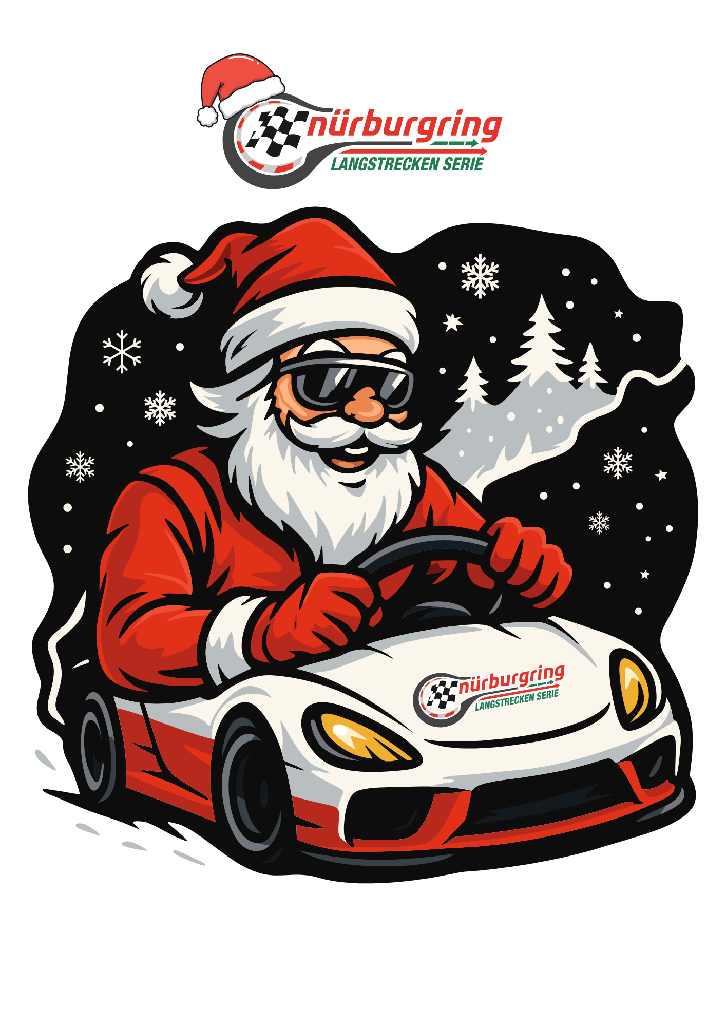 NLS T-Shirt Christmas Edition "Fast Santa Claus"