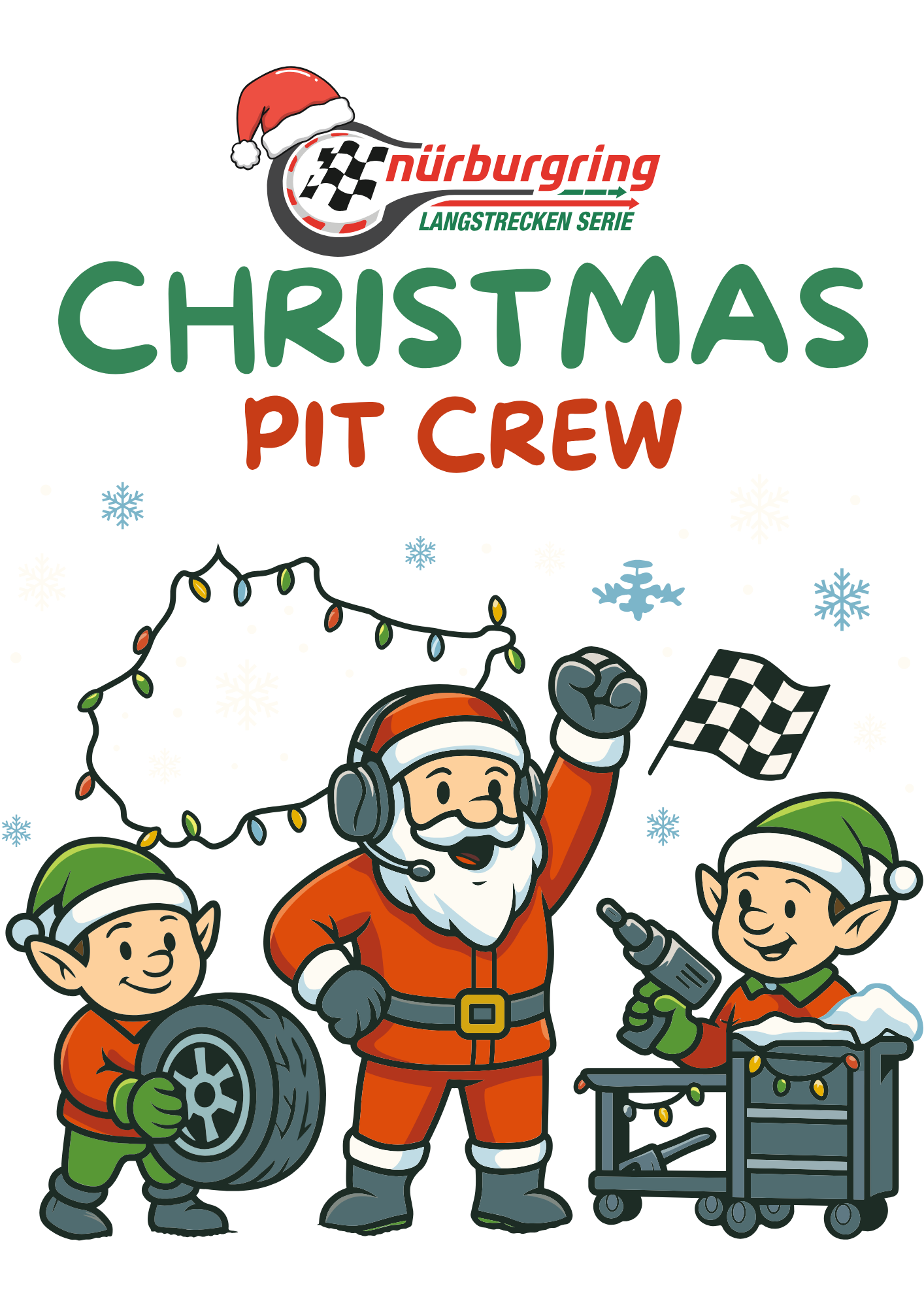 NLS "Christmas Pit Crew" T-Shirt Special Edition