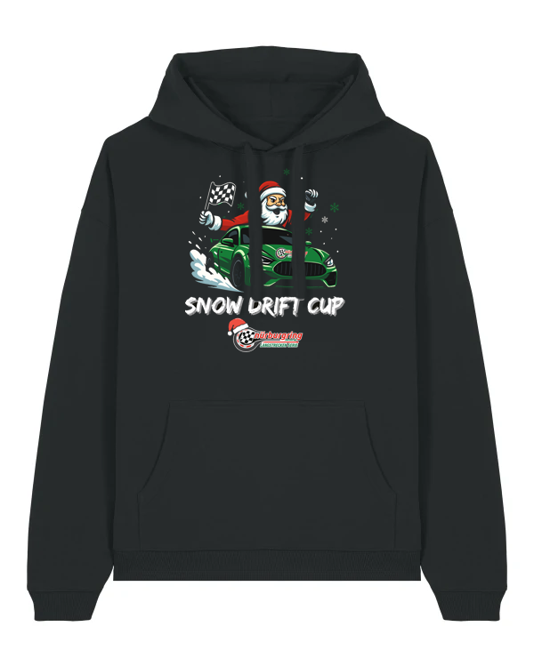 Kinder Hoodie schwarz "NLS Drift Cup" Christmas Edition